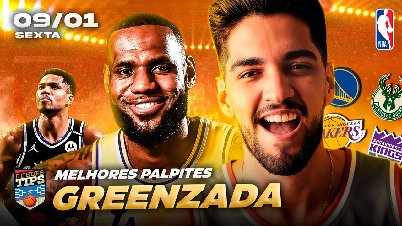 PALPITES DA NBA PARA HOJE 09 01 2026 (SEXTA-FEIRA) + BILHETE PRONTO