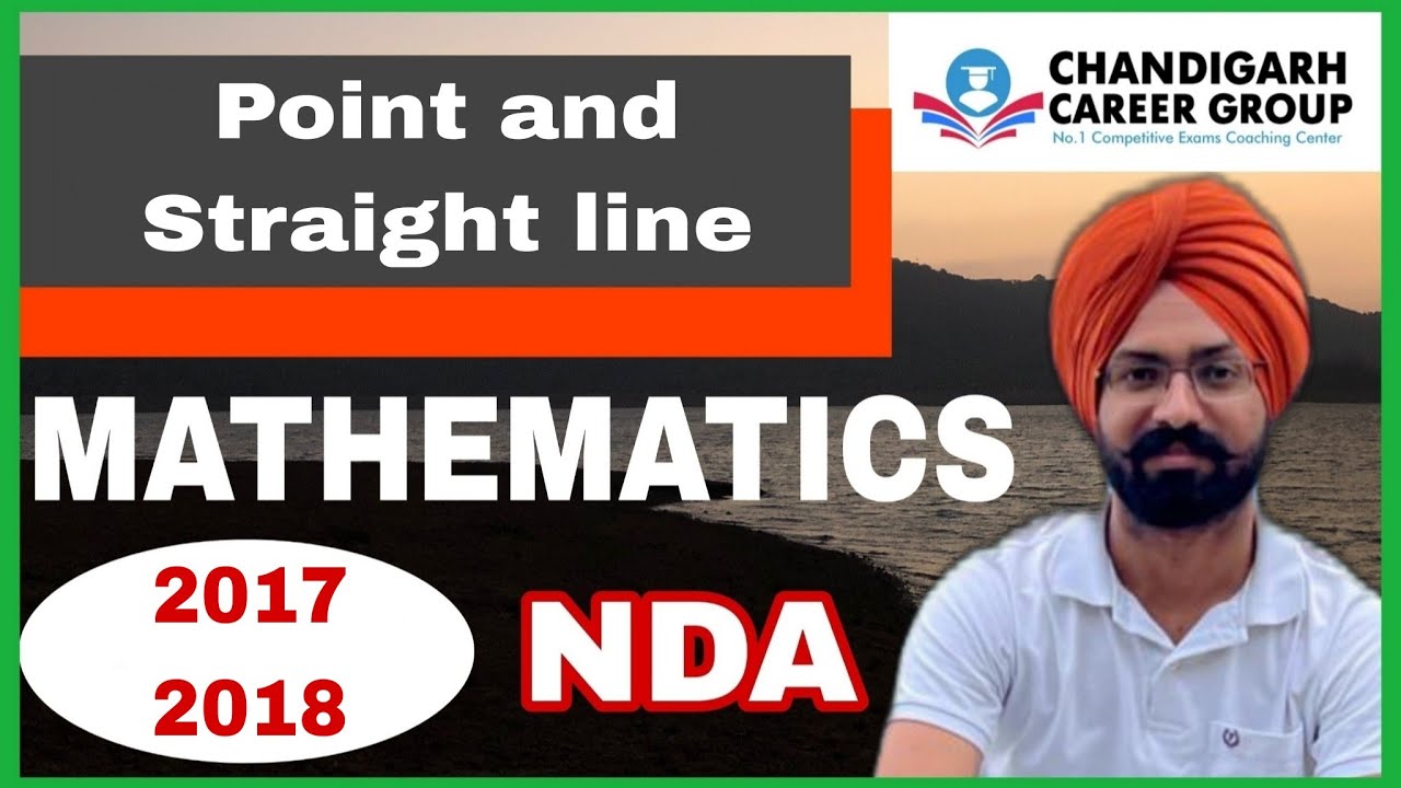 Point and Straight line 2017 2018 | NDA mathematics previous year questions by Sandeep Brar
