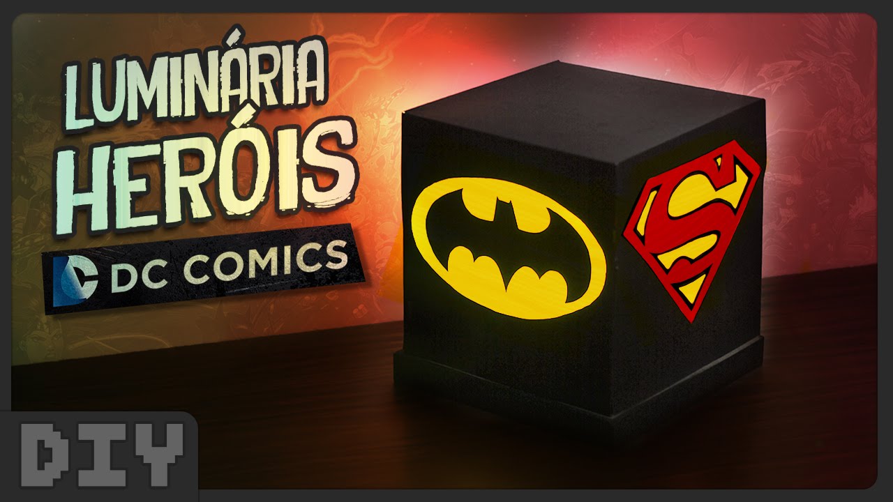 Luminária Heróis DC Comics | DiY Geek