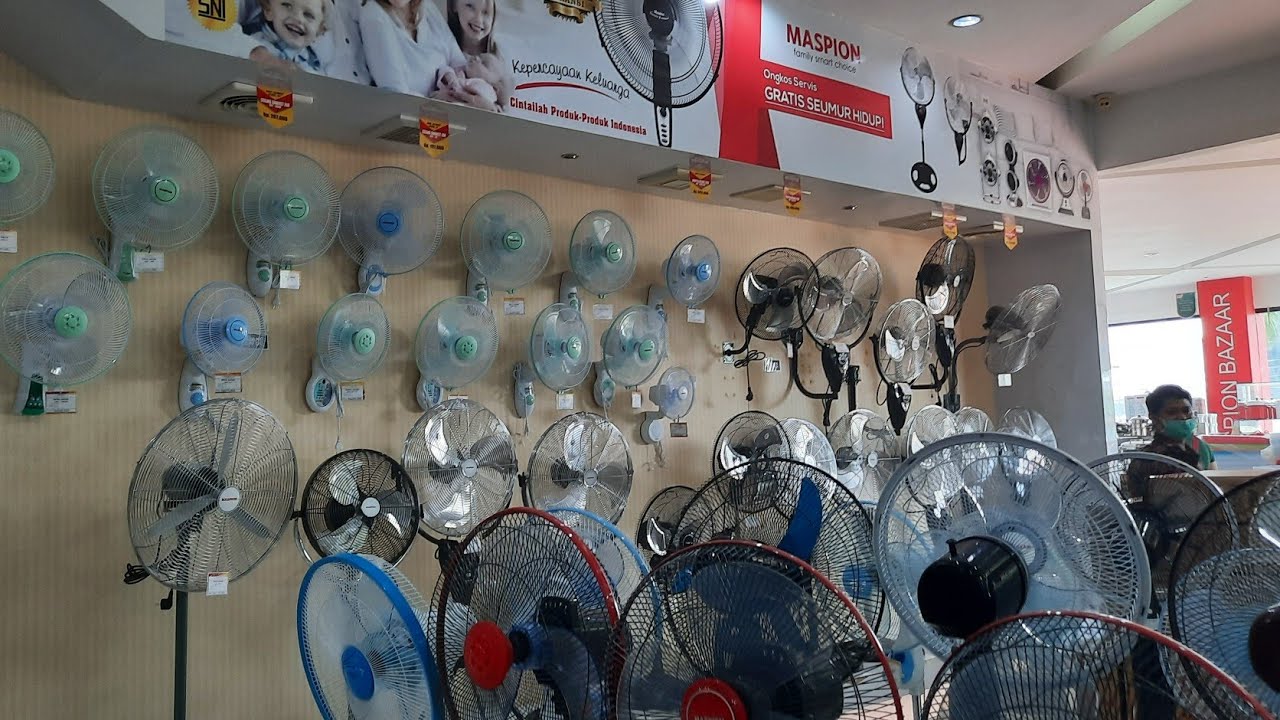 Fans at Maspion Bazaar