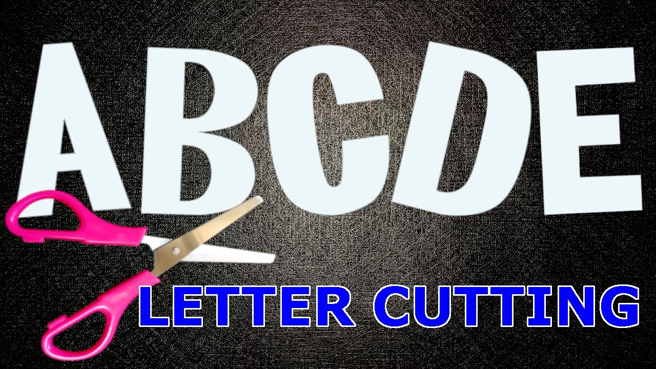 Letter Cutting Tutorial from A to Z for Beginners (Uppercase) | Part 2 of 2