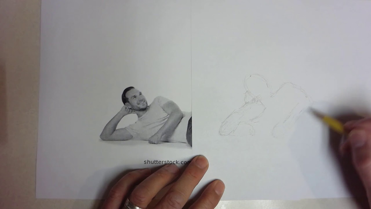 Reclining Figure Drawing Demonstration