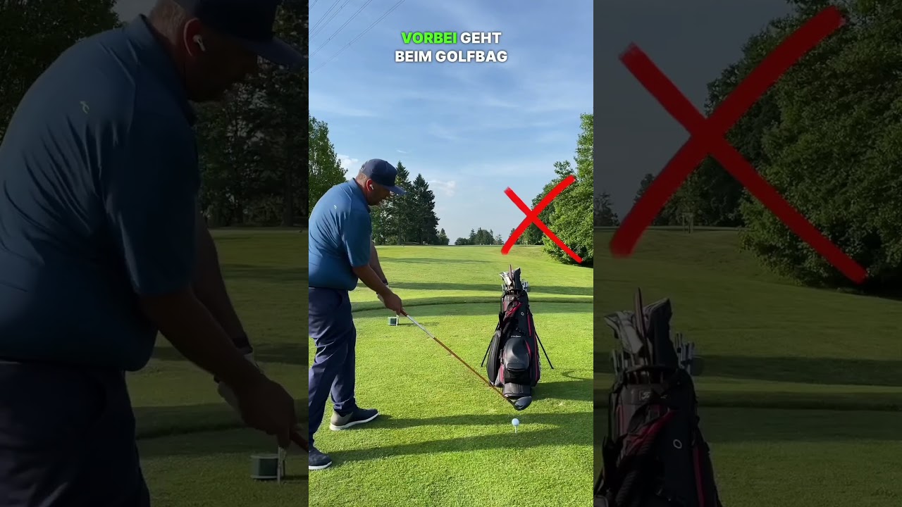 Driver: So schl&auml;gst Du hohe Draws! (Coole &Uuml;bung mit Golfbag) @titleist_DACH