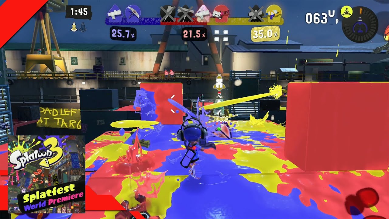 Splatoon 3: Splatfest World Premiere - Tricolor Turf War Gameplay [Switch]