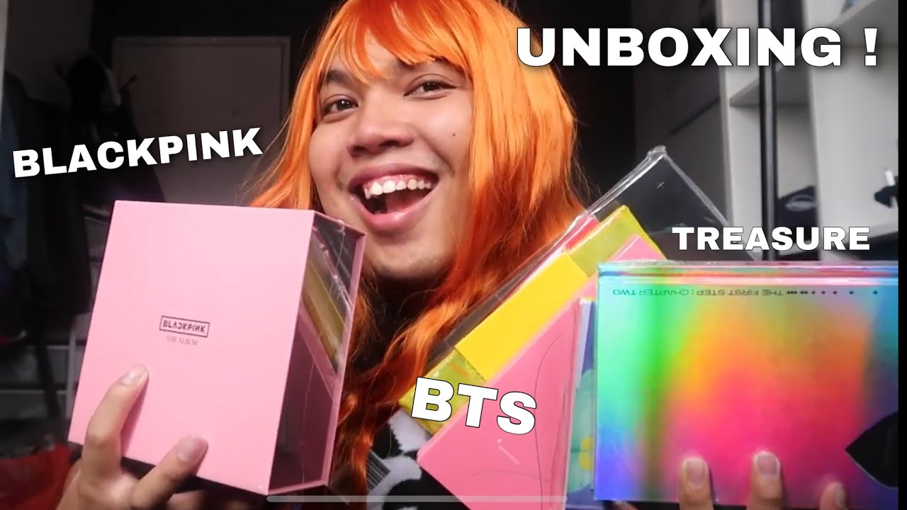 UNBOXING ALBUM ALBUM KPOP ! BTS, BLACKPINK, BAEKHYUN, TREASURE, KANG DANIEL AND MORE 😍❤️
