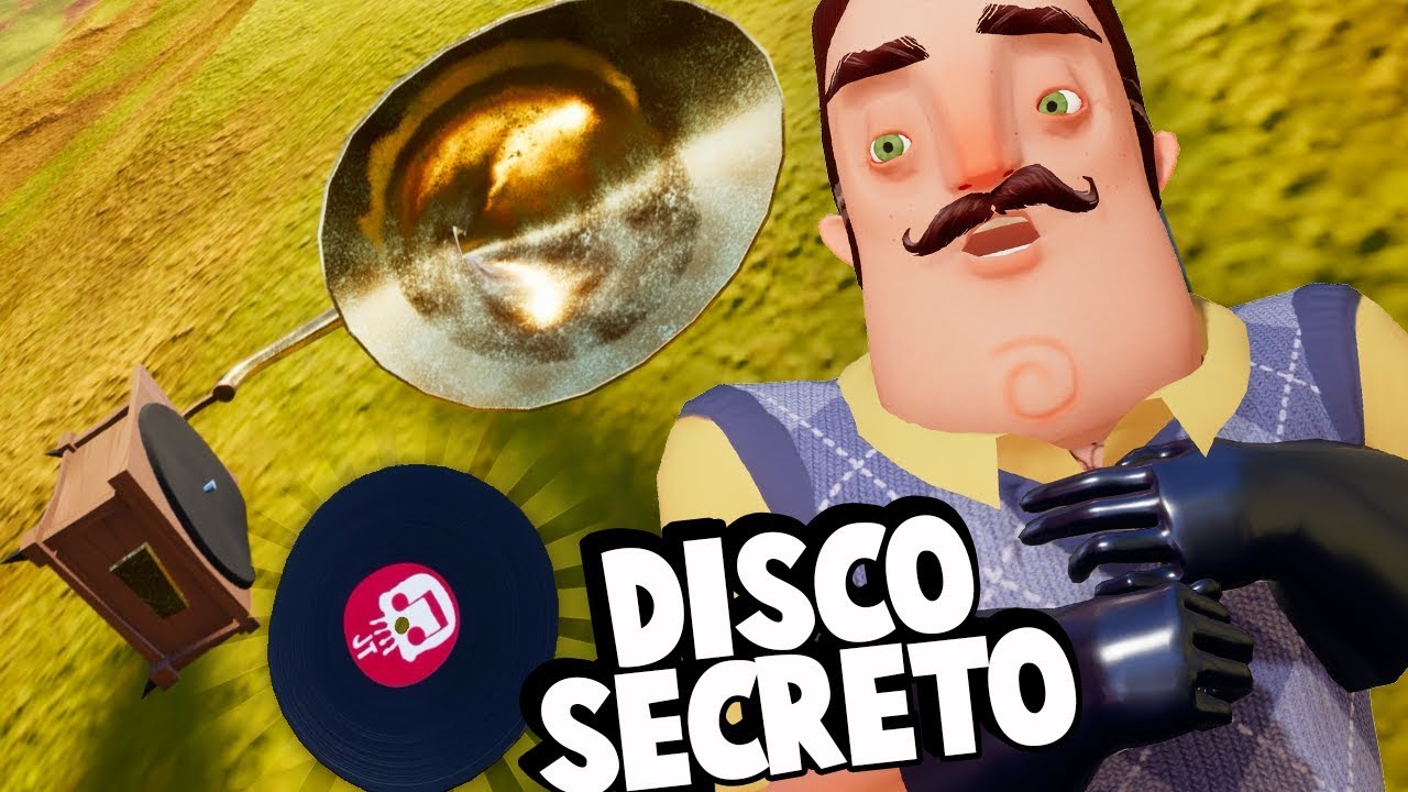 UM DISCO SECRETO DO VIZINHO?! A MALDIÇÃO DA MAÇÃ DOURADA! | Hello Neighbor (NOVO)