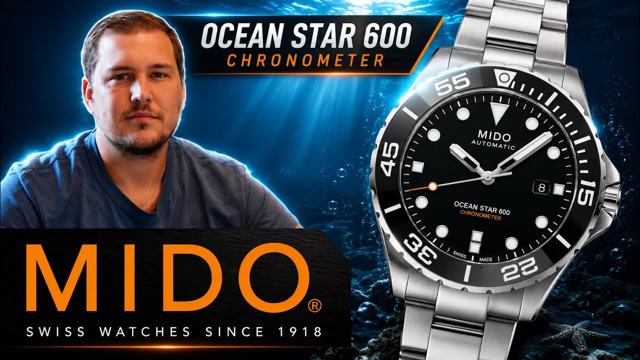 Mido Ocean Star 600 Chronometer - Une montre de plongée professionnelle impressionnante !