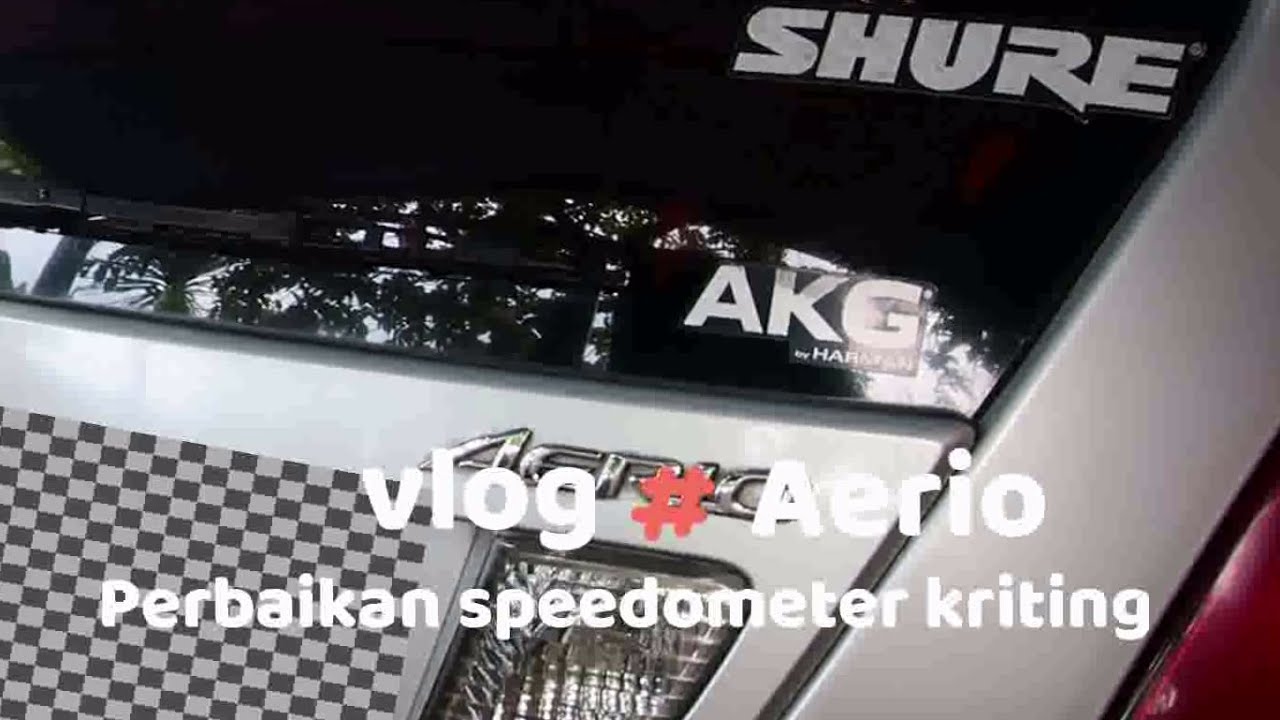 My Aerio - Service Polarizer SPEEDOMETER yang Keriting Terbakar