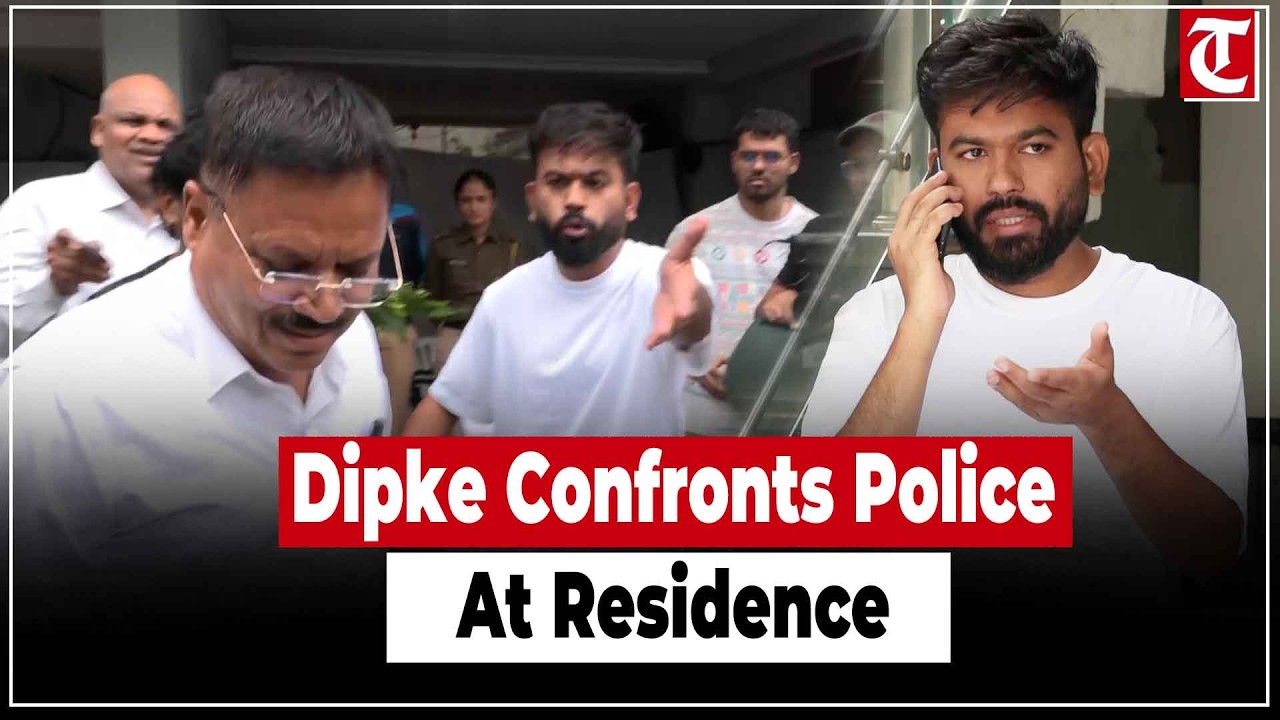 Abhijeet Dipke Confronts Police Officer at Home, Viral Video Sparks Debate