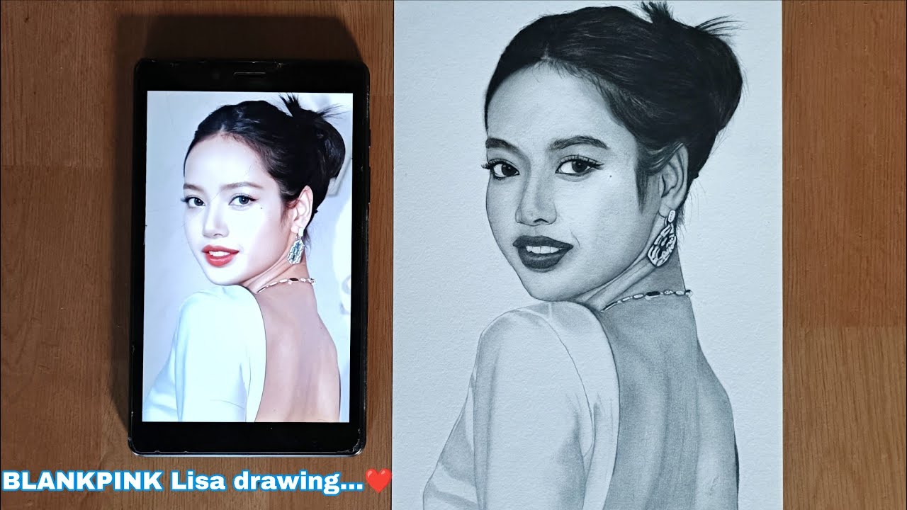 How i draw Lisa of BLACKPINK drawing ❣️