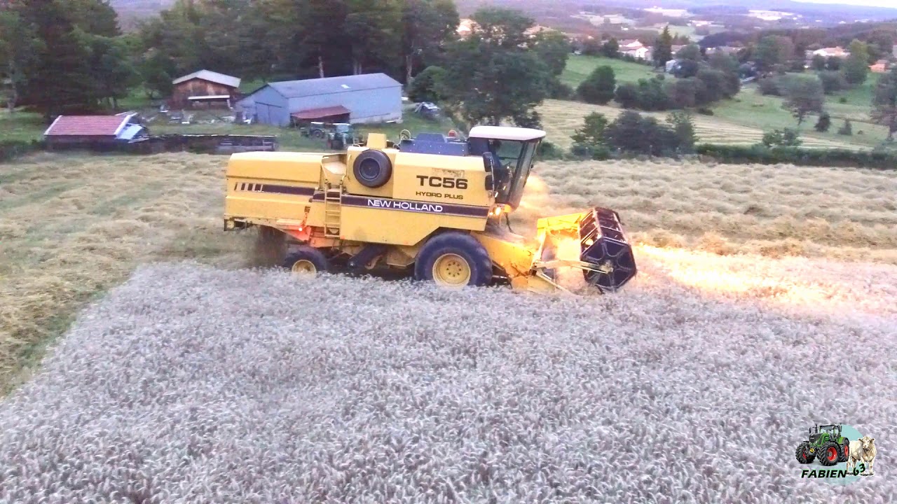 [Drone] Moisson des bl&eacute;s &agrave; 1 000 m 🌾 - New Holland TC 56