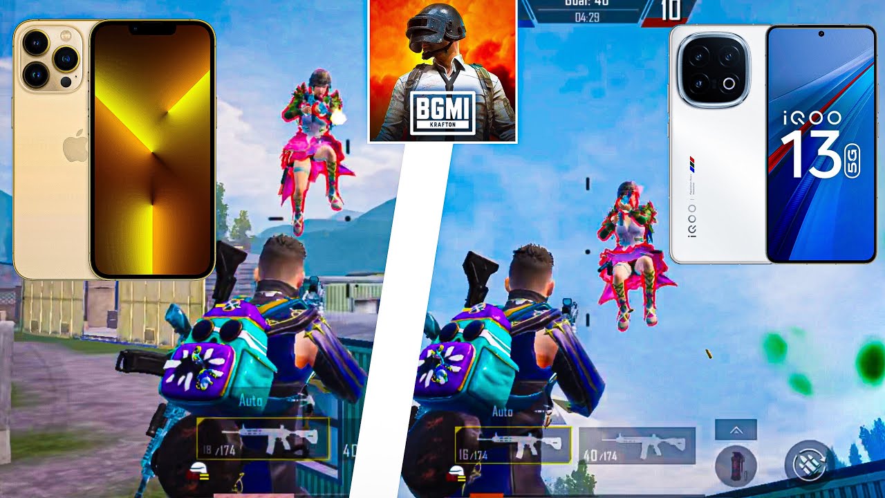 🔱iPhone 13 Pro vs iQOO 13 ✅ Epic 1v1 TDM 120FPS vs 120 FPS 