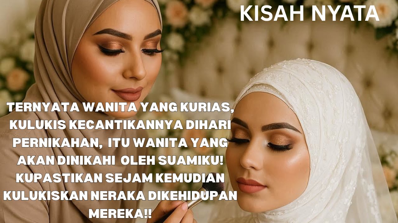 PENGANTIN YG KURIAS TERNYATA CALON ISTRI SUAMIKU YG TINGGLAKANKU,STELAHNYA KU LUKIS NERAKA TUK MREKA