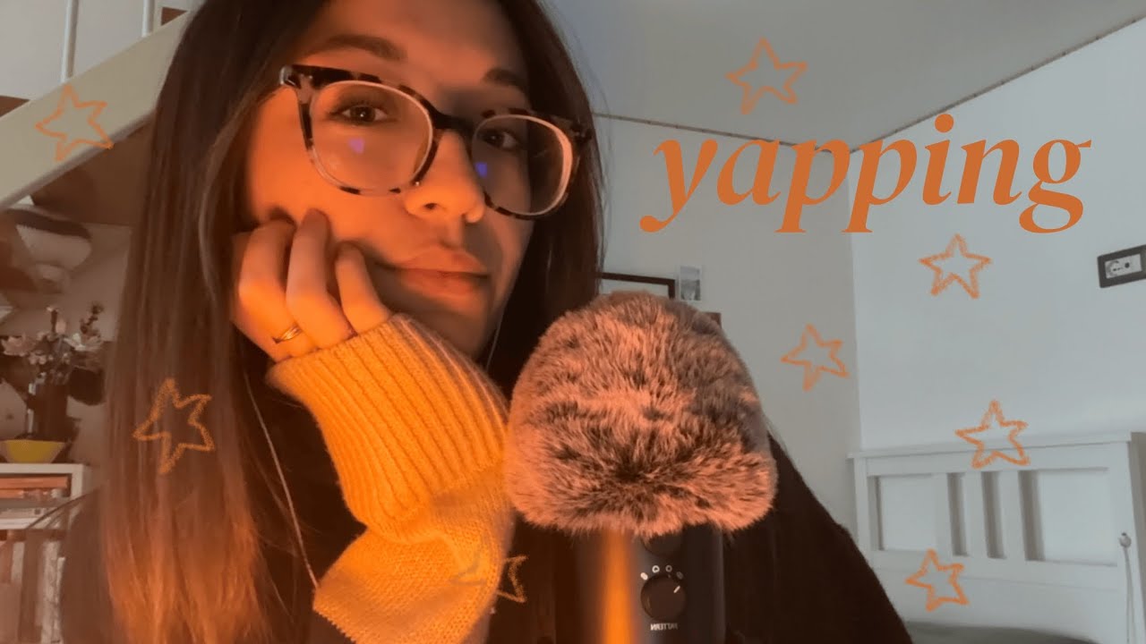 ASMR ITA 😴 tante chiacchiere e mic brushing 🌟💤