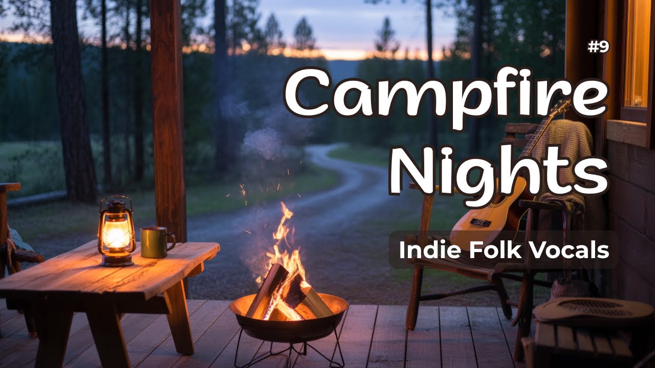 Campfire Folk Session #09   Warm Indie Folk Vocals   60 Min