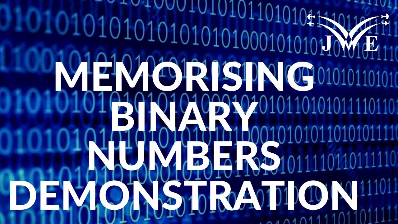 Memorizing Binary Numbers | Memory Training || Squadron Leader Jayasimha ||