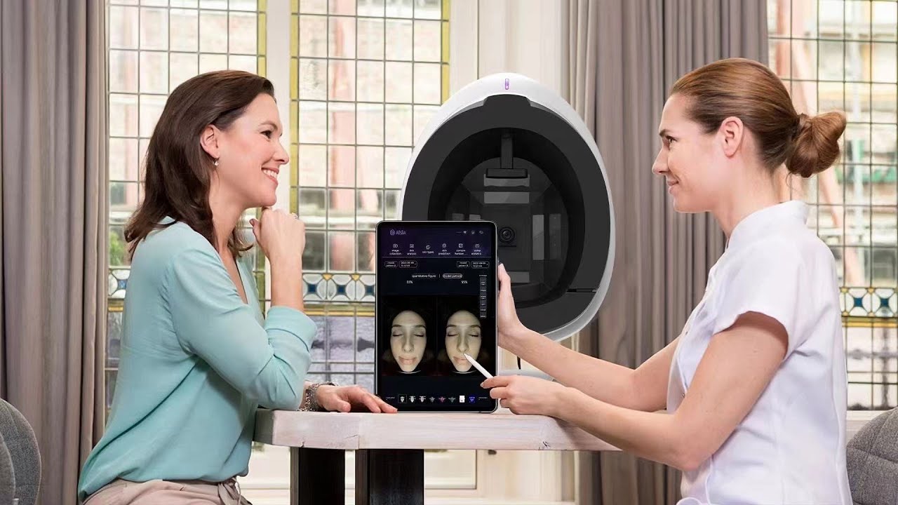 Training：How to use Q1 Skin analysis machine