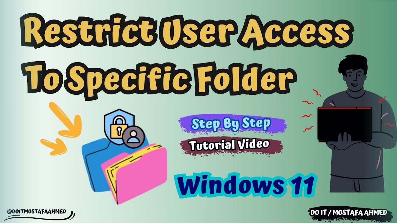 How to Restrict User Access to a Specific Folder | Windows 11 / 10