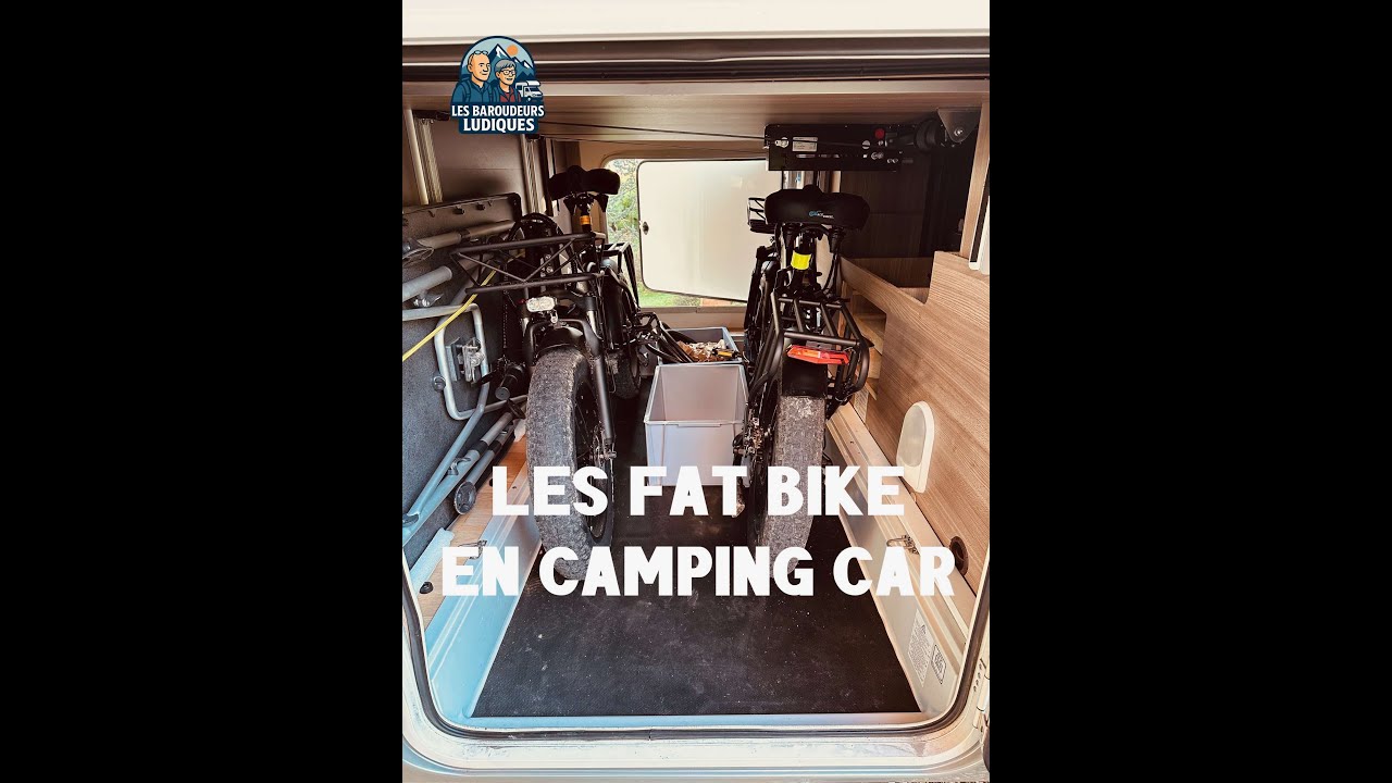 Les fat bike en camping car