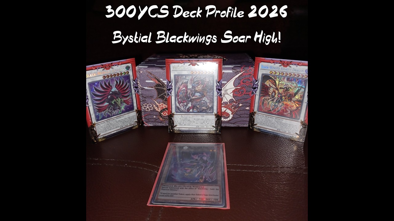 Описание колоды Bystial Blackwing (февраль 2026 г.) Специальное издание к 300-летию YCS