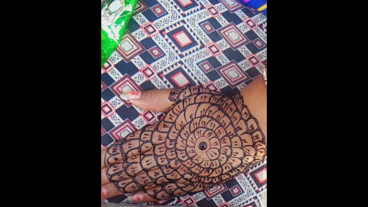 Back side full hand Mehandi design # stylish Mehandi design # 