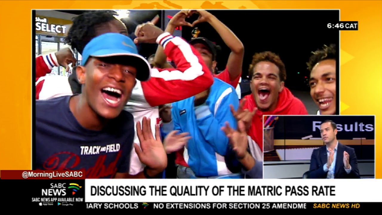 Discussing the quality of the matric pass rate