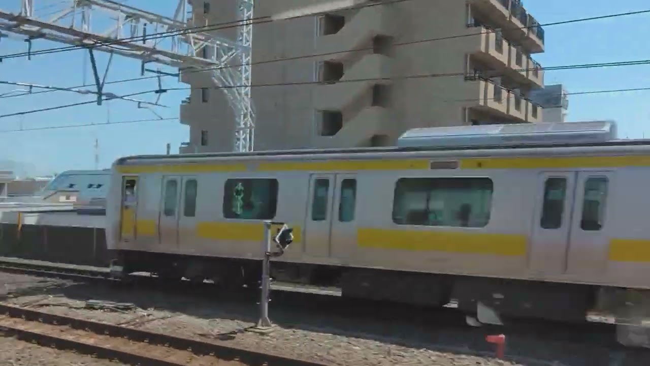 JR東日本・総武快速線E２３５系１０００番台で行く！錦糸町駅(JO-２２)→津田沼駅(JO-２６)の旅！