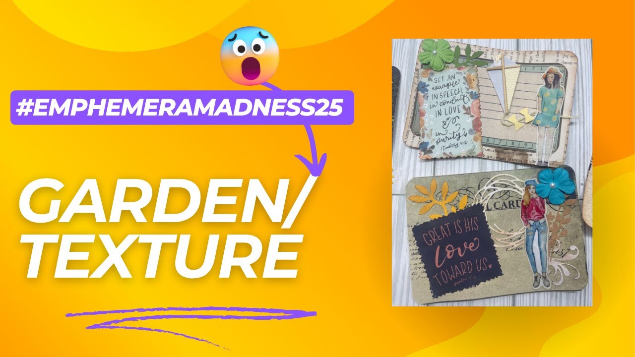 #EphemeraMadness25 | Garden Meets Texture in Handmade Ephemera
