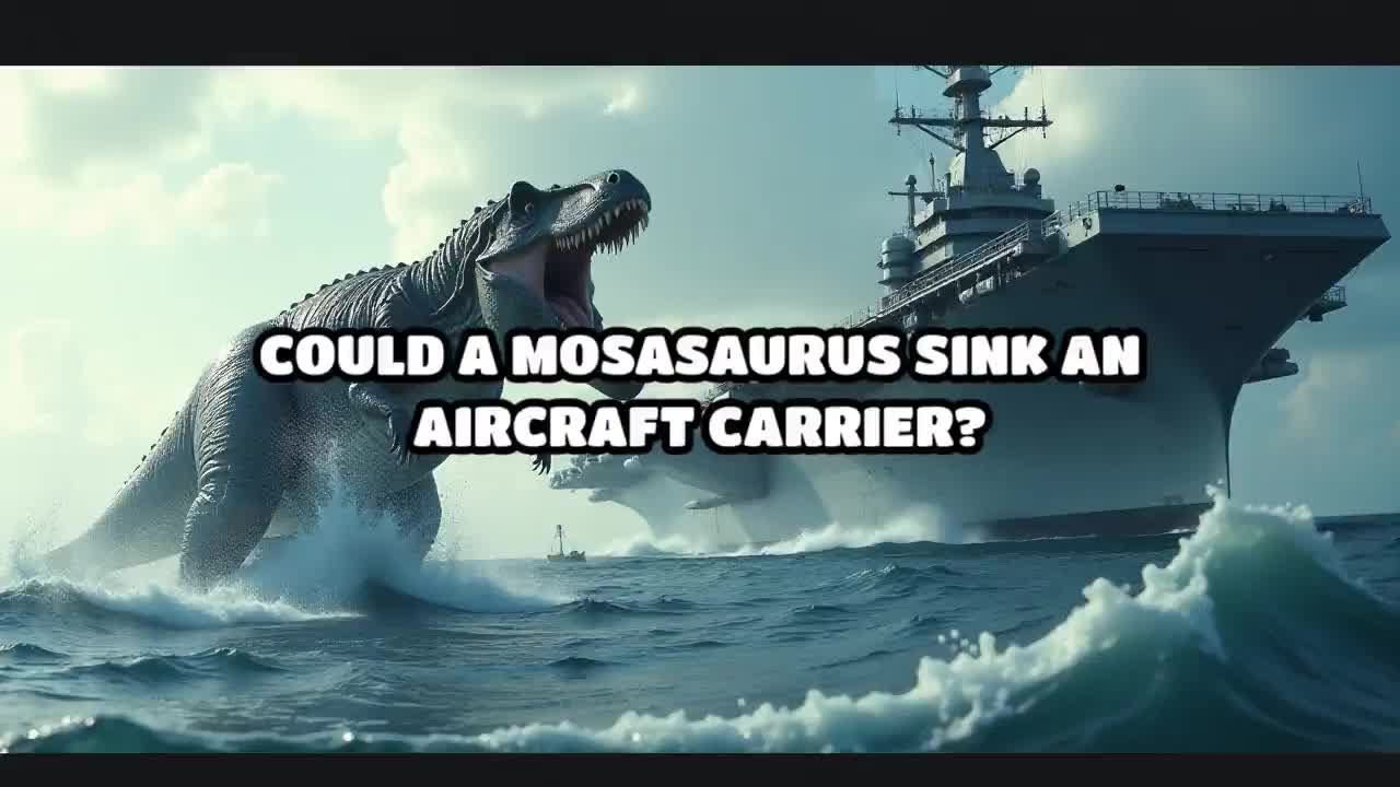 Could a Mosasaurus Sink an Aircraft Carrier?