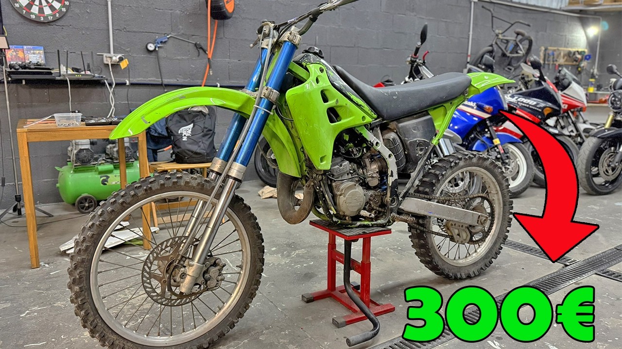 Asi EMPIEZA la RESTAURACION del KX 125 de 300&euro;