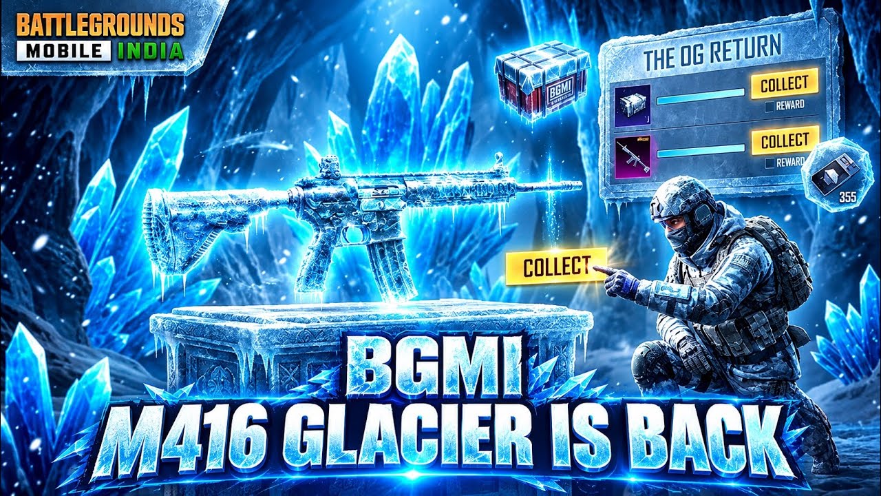 Наконец-то 😍 M416 Glacier гарантированно появится в следующем классическом ящике BGMI / Обновлени...