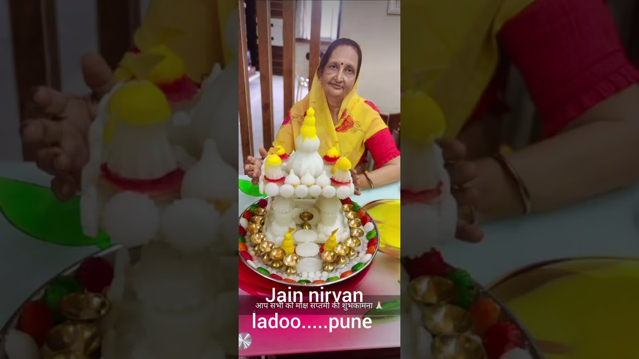 jain Nirvan ladoo ...sugar art#Nirvanladoo#pune #indore