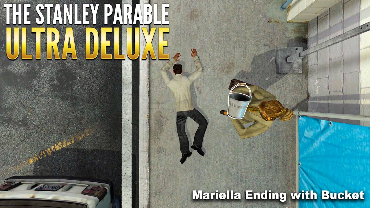 The Stanley Parable: Ultra Deluxe - Mariella Ending with Bucket (Ending #9)
