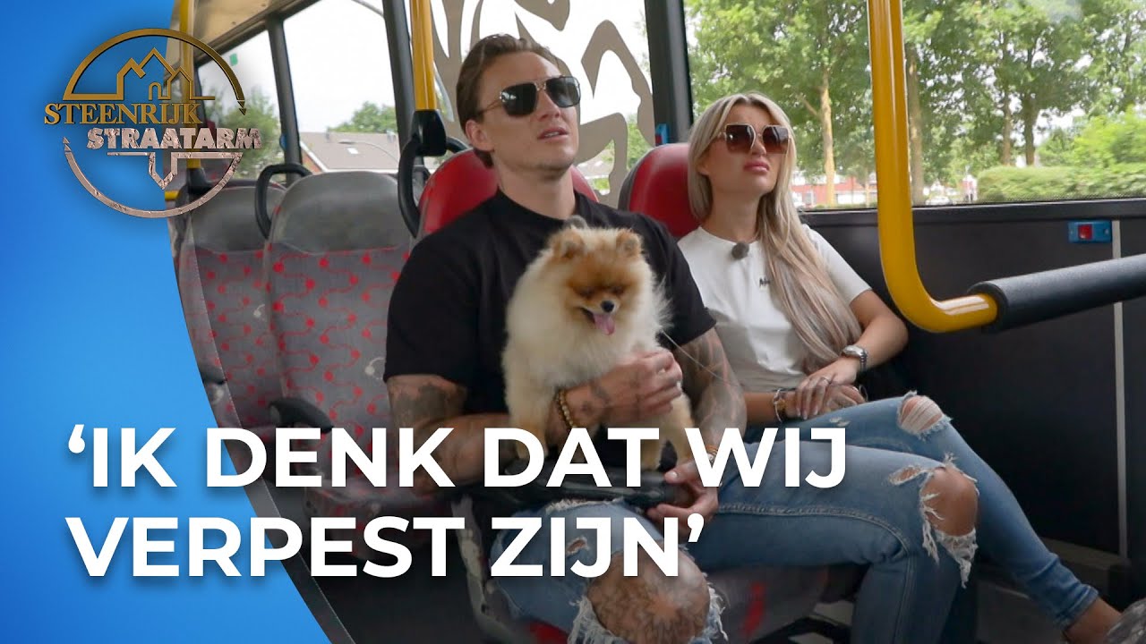 ZWARE TIJD voor RIJK STEL: MET DE BUS en GEEN GELD voor LUNCH! | Steenrijk, straatarm
