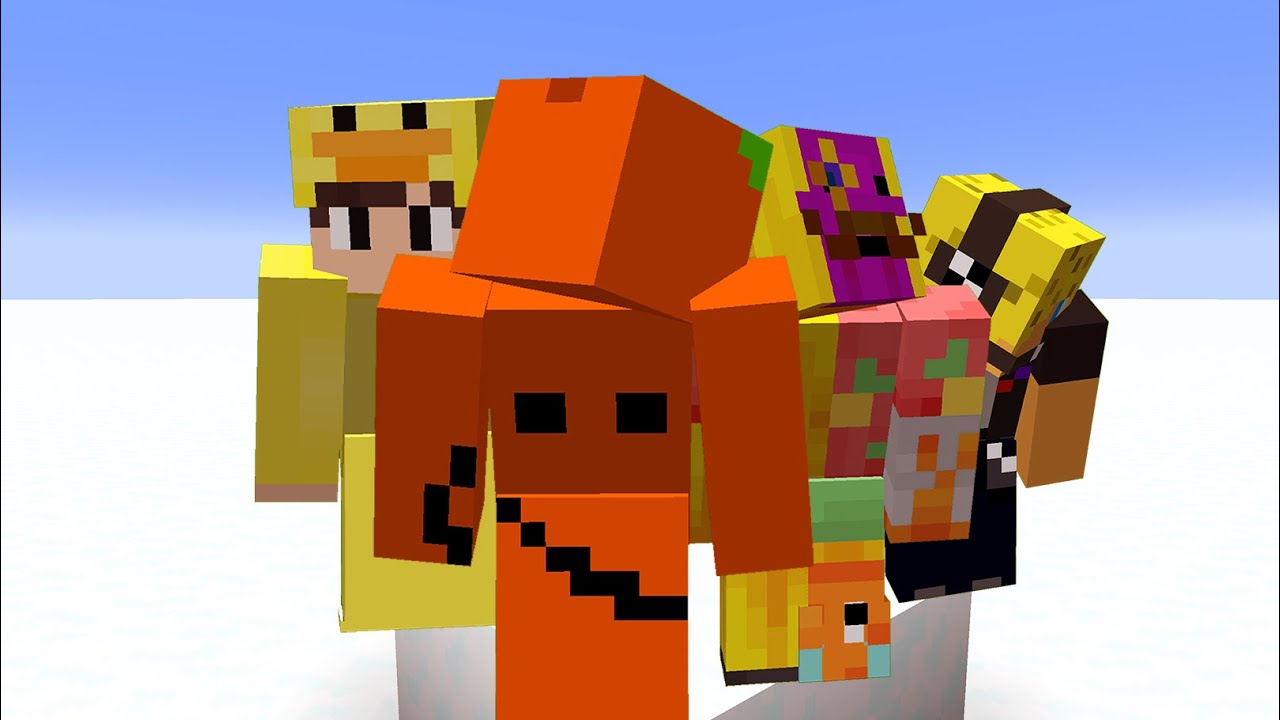 Minecraft'ta KAR YÜKSELİYOR (Kar Topu Savaşı)