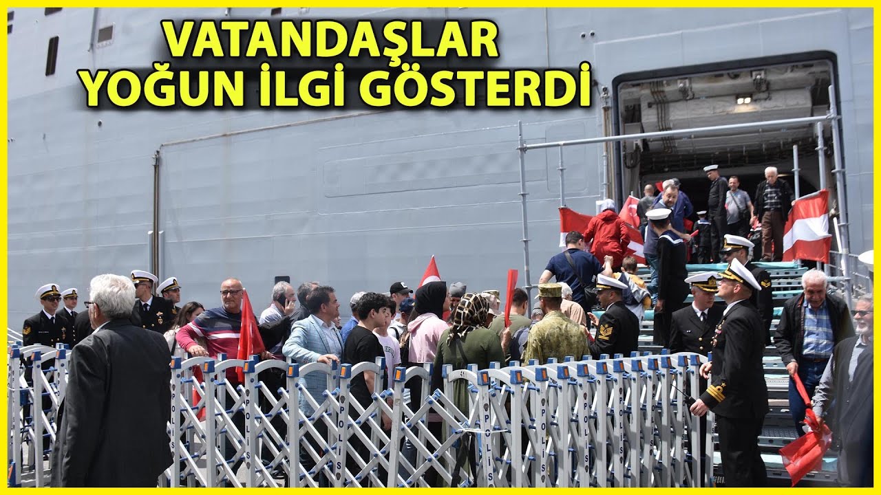TCG Anadolu'ya İzmir'de Yoğun İlgi
