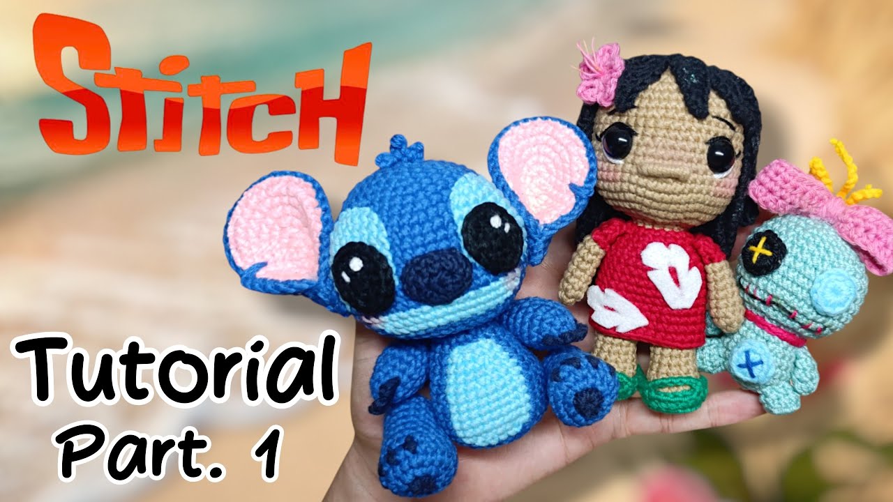 STITCH  (cuerpo) #liloystitch tutorial crochet amigurumi