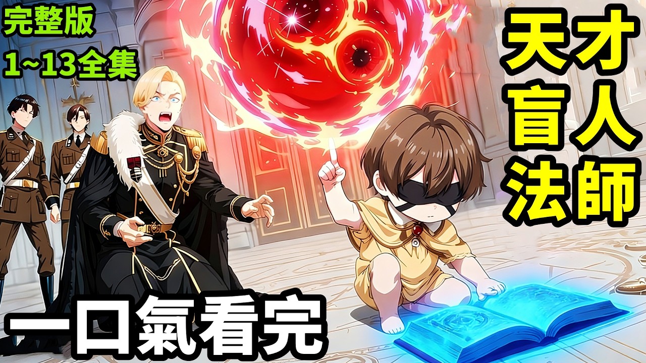 一口氣看完【盲眼天才，水系創生魔法，以魔為目造物逆天】1~13全集，深度拆解分析，動漫解說，一月新番