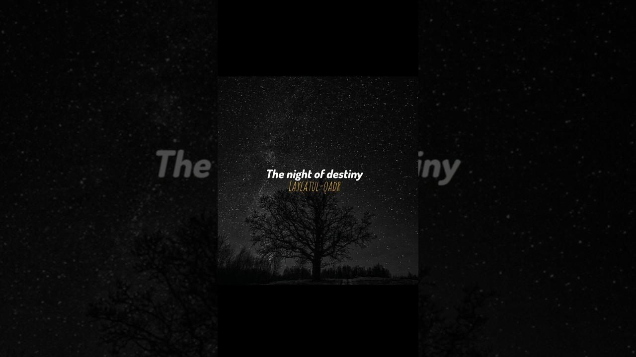 ✨ One night can change your entire destiny.Laylatul Qadr &mdash; better than a thousand months. #allah