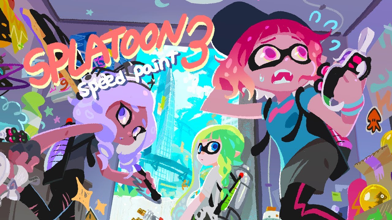 [ Splatoon3 ] Speed paint / Photoshop