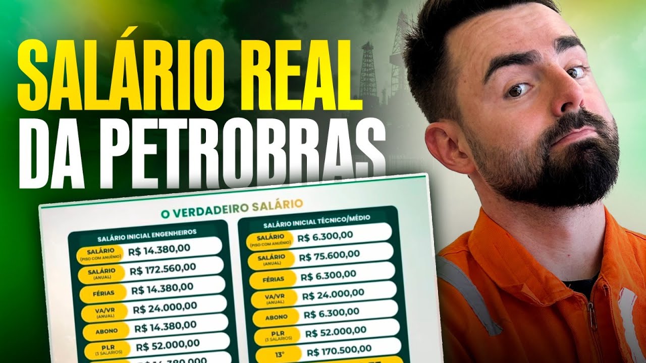 Quanto a Petrobras PAGA de VERDADE? Salários, PLR e Carreira Explicados!