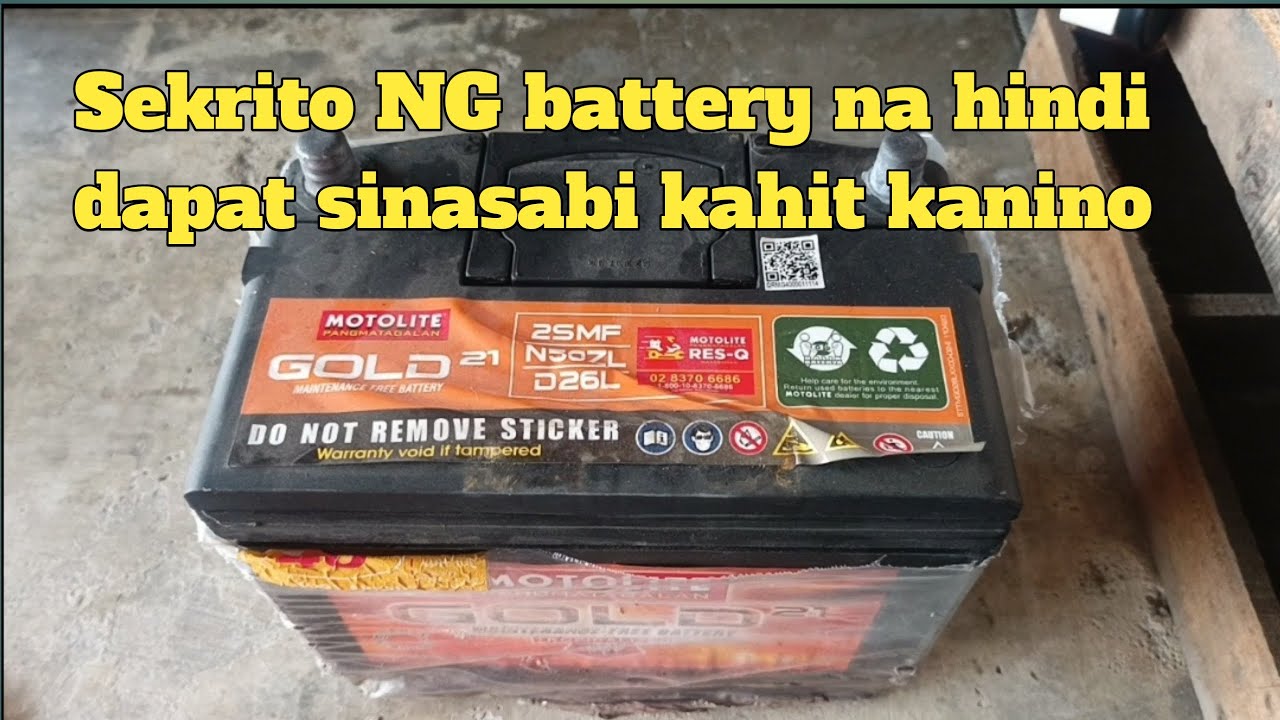 SEKRITO NG BATTERY NA HINDI DAPAT SINASABI KAHIT KANINO | BattExpert PH 