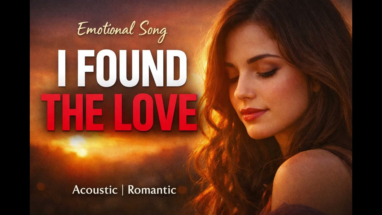 I Found the Love 💖 | Emotional Romantic Acoustic Song | Soft Pop Love Music #IFoundTheLove