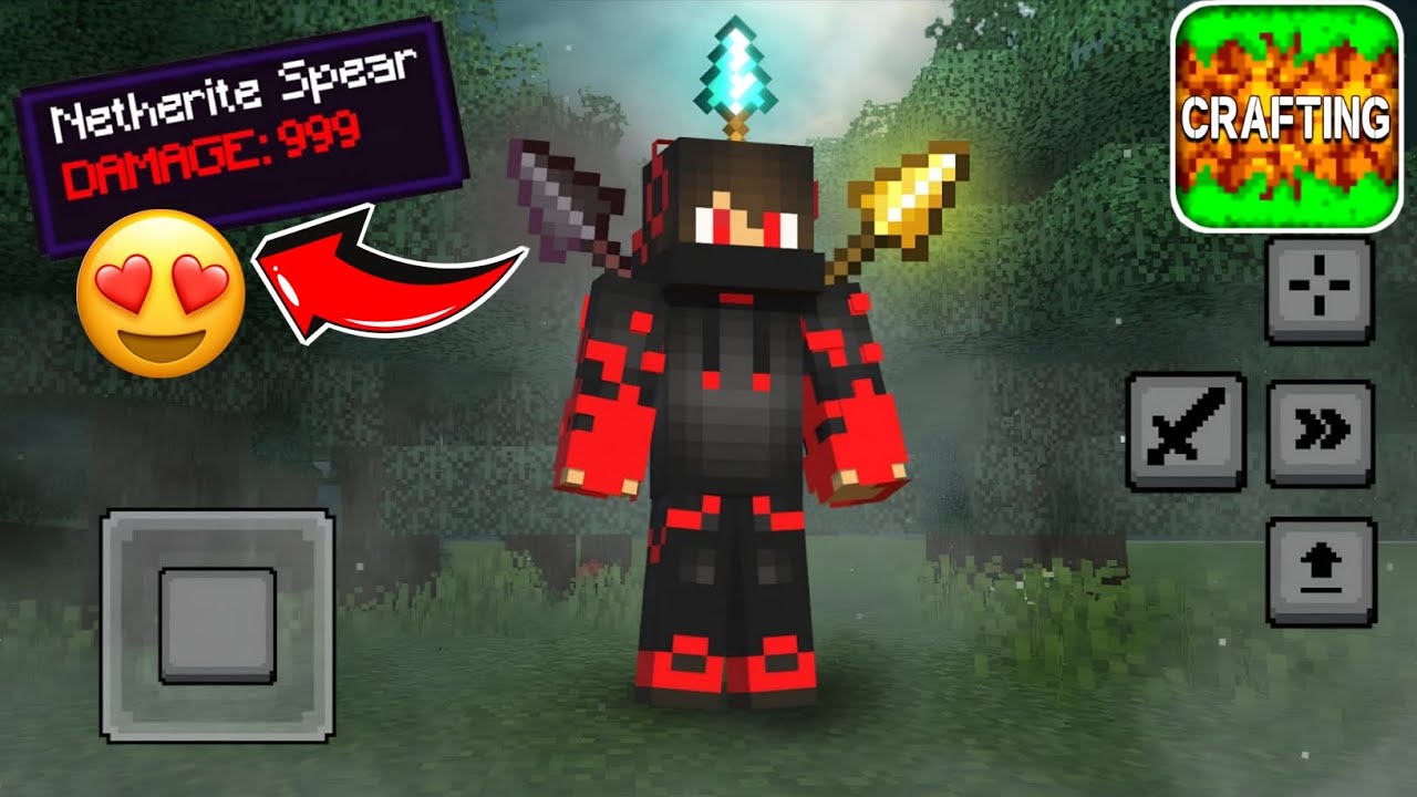How To Get Super Powerful Spear 😍 In Crafting And Building With Ultra Strength 💪🏻 | Craft OMG