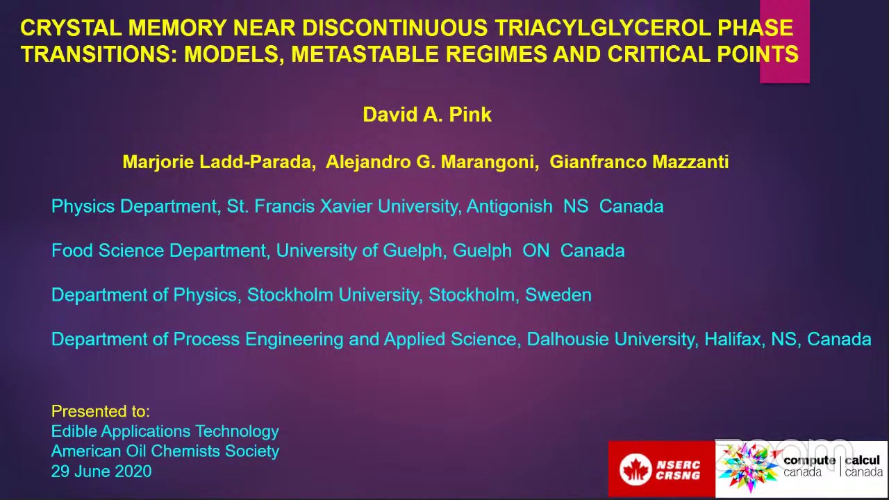Crystallization Behavior of Fats and Oils with Dr. David Pink