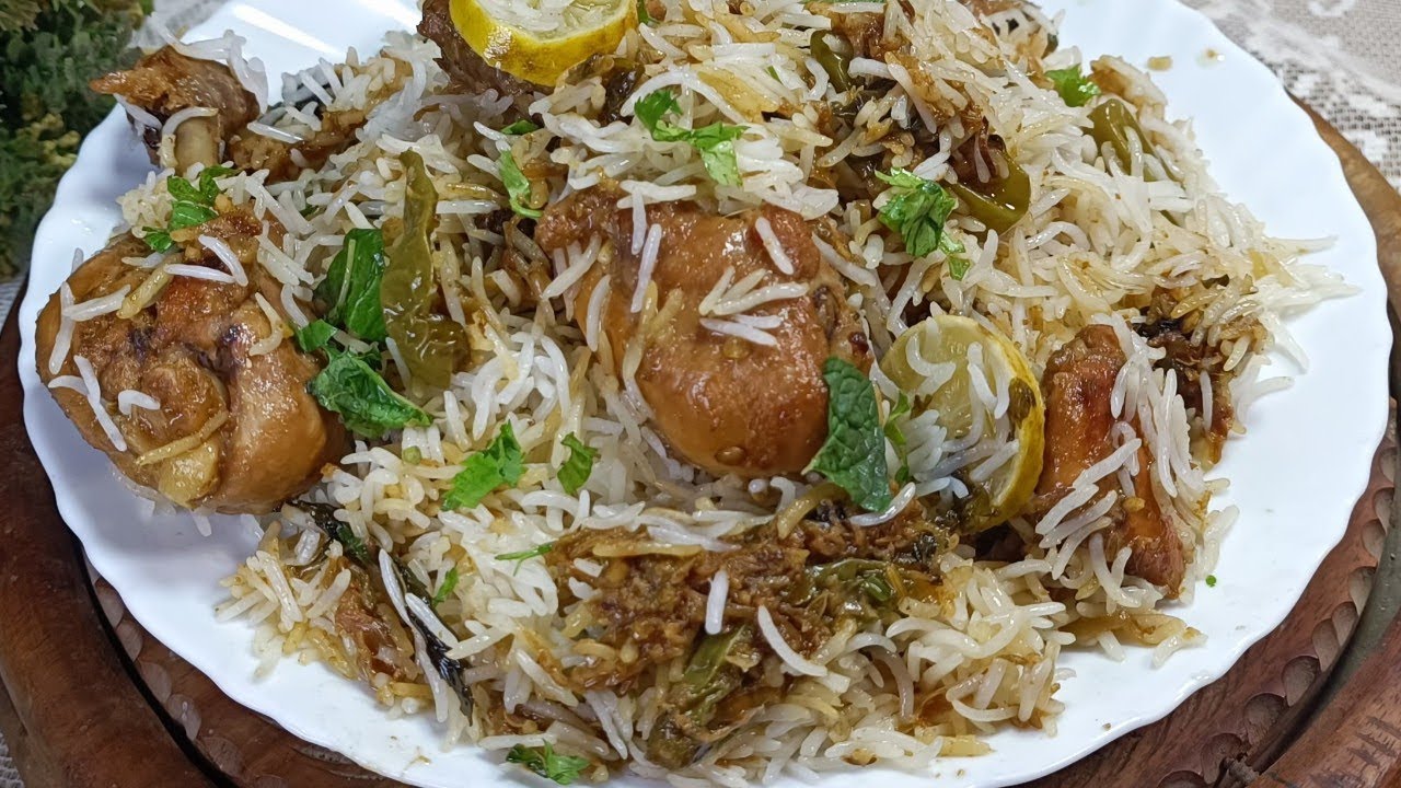 Unique simple and juicy chicken Biryani