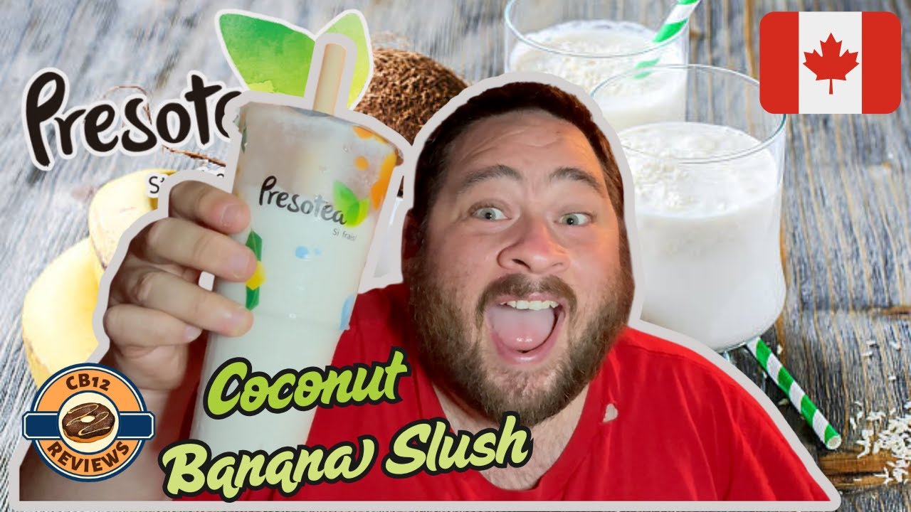 Presotea Fresh Banana & Coconut Slush Review 🍌🥥 &ndash; Is This the Ultimate Summer Drink?