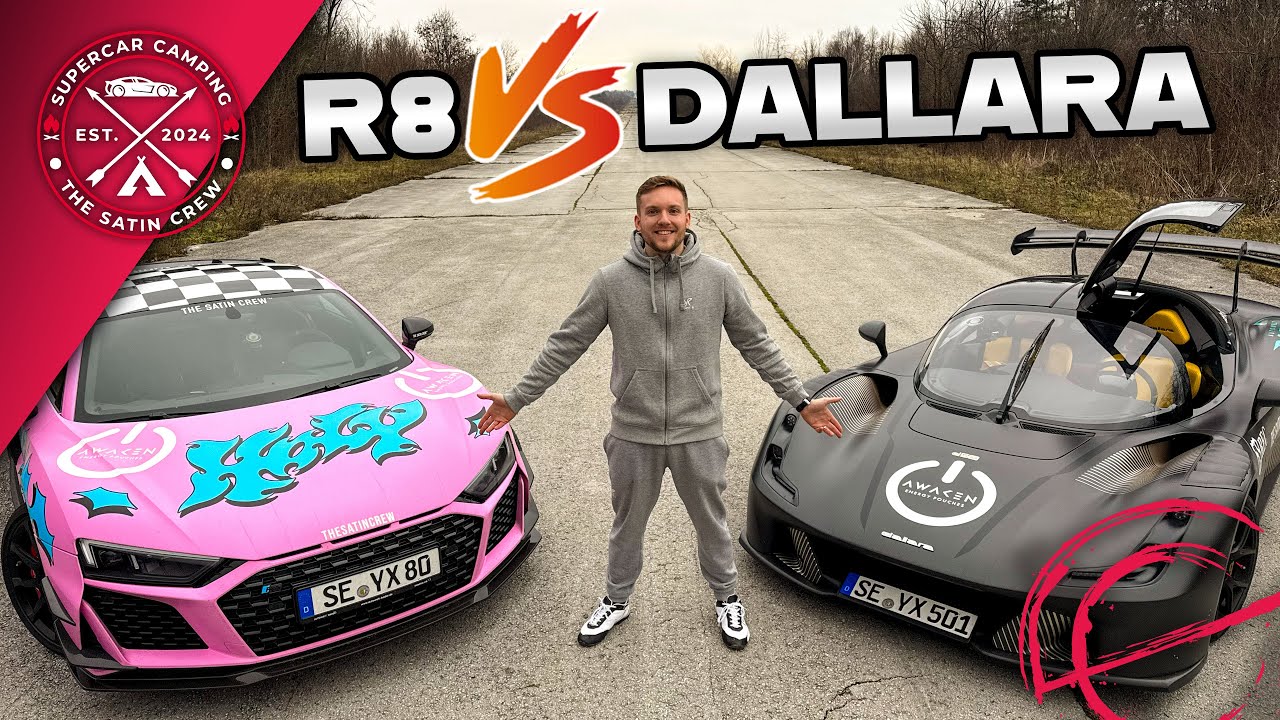 Audi R8 GT vs Dallara D50 | Roadtrip Kroatien | The Satin Crew
