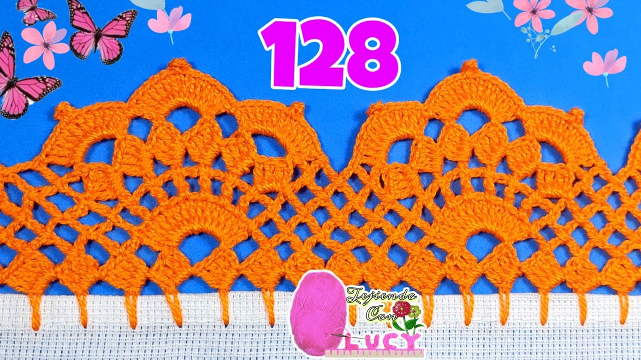 puntilla 128/ Puntilla bonita para mantel o servilleta.