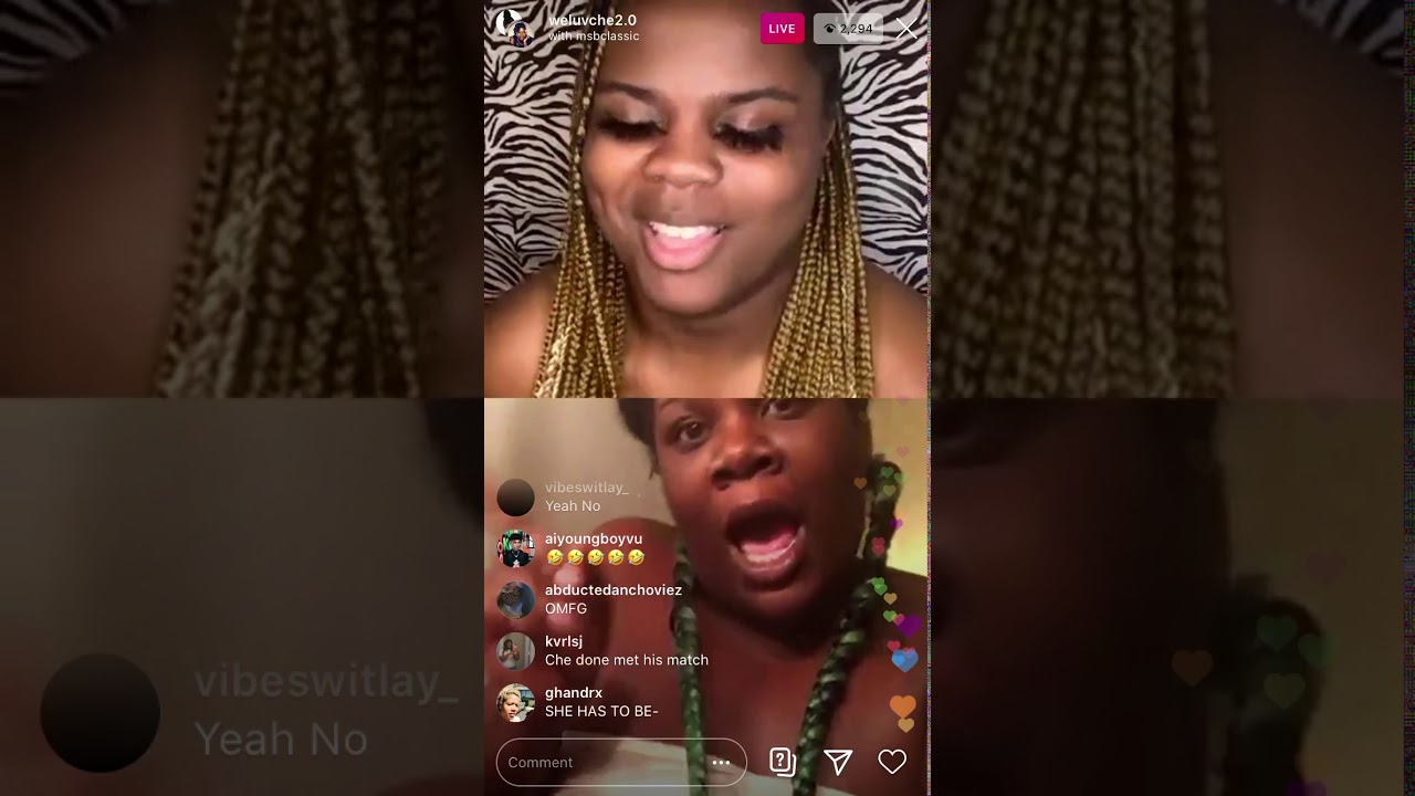 Weluvche live with catfish (part 2)